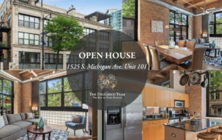 DelGreco Team Coldwell Banker August 2021 Open House - South Loop - 1525 South Michigan Avenue Unit 101, Chicago, IL 60605