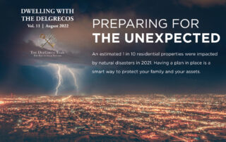 The DelGreco Team Newsletter August 2022 - Preparing For The Unexpected